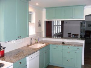 Fort Collins house with newly refinished cabinets