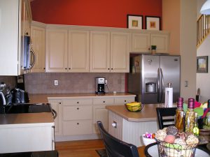 Loveland house with newly refinished cabinets