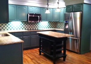 Fort Collins house with newly refinished cabinets